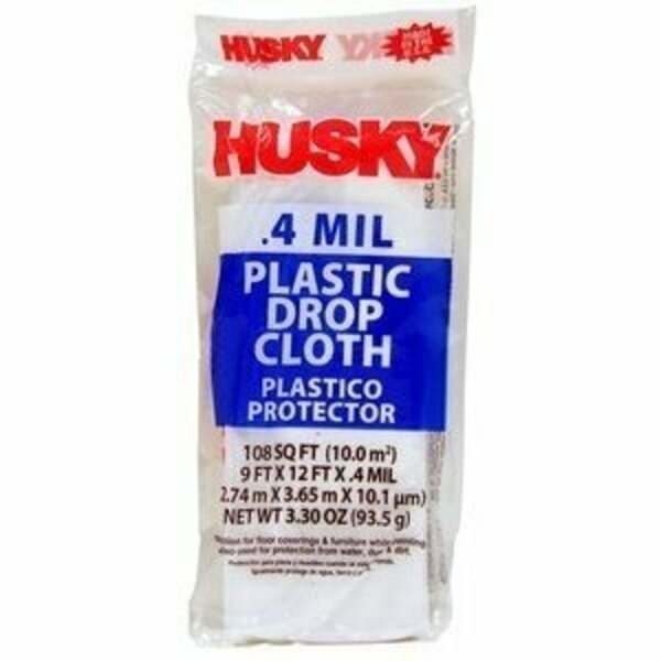 Husky Poly-America 9' x 12' .4mil Rolled Drop Cloth DCHK-04